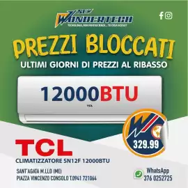 Volantino New Wondertech Pagina 2: W NEW ONDERTECH TECNOLOGIA, NON FANTASCIENZA... TU COSA SCEGLI? fo PREZZI BLOCCATI ULTIMI