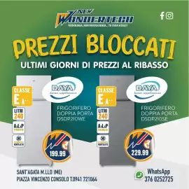 Volantino New Wondertech Pagina 6: Frigorifero doppia porta Daya €199,99