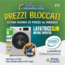 Volantino New Wondertech Pagina 7: NEW ONDERTECH TECNOLOGIA, NON FANTASCIENZA... TU COSA SCEGLI? fo PREZZI BLOCCATI ULTIMI