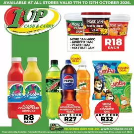 1UP catalogue week 41 Page 2: Simba Chips Assorted €32,00, MORE JAM €18,00
