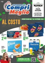 Volantino Compri Meglio Pagina 1: Polpa finissima Cirio €2,48, Barilla pasta formati classici €0,65