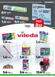 Volantino Compri Meglio Pagina 11: Vileda panno spugna €1,29, Mister Pack sacchetti gelo €0,55