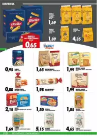 Volantino Compri Meglio Pagina 8: Pavesi cracker €2,15, Rummo farina pane pizza senza glutine €5,15