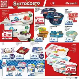 Volantino Boningros Cash and Carry Pagina 8: Milk Formaggio fresco €0,99, Santa Lucia Burrata €1,99