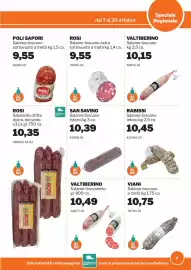 Volantino GrosMarket Pagina 7: Rosi salame toscano extra €9,55, Valtiberino Salame toscanetto €10,49