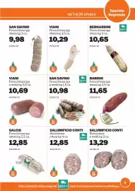 Volantino GrosMarket Pagina 9: Finocchiona igp San Savino €10,98, Sbriciolona intera €12,85