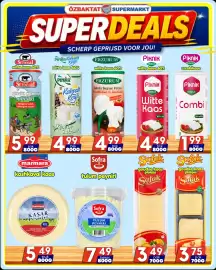 Özbaktat Supermarkt folder Pagina 1: Sofra tulum peyniri €7,49, Piknik witte kaas €4,49