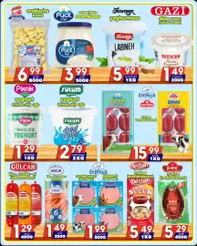 Özbaktat Supermarkt folder Pagina 2: Sütüm gurme yoghurt turkse stijl €2,79, Puck smeerbare roomkaa €3,99