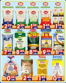 Özbaktat Supermarkt folder Pagina 4: Özbaktat vers arabisch brood €0,59, Zinè basmatirijst €8,49