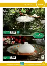Volantino GrosMarket Pagina 15: Burrrata Deliziosa €1,10, Stracciatella Deliziosa €4,99