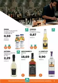 Volantino GrosMarket Pagina 3: Jack Daniel's Whiskey €18,69, Astoria Fanfaròn cuvée brut millesimato €2,29
