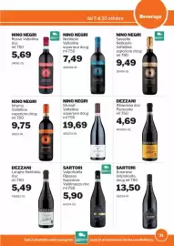 Volantino GrosMarket Pagina 31: Sartori Valpolicella Ripasso Superiore €5,90, Nino Negri Sfursat €19,69