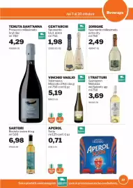Volantino GrosMarket Pagina 37: Vinchio Vaglio Valamasca Moscato d'Asti docg €5,19, Spumante brut, dolce Cent'archi €1,98