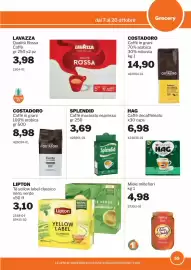 Volantino GrosMarket Pagina 55: Splendid Caffè macinato espresso €3,69, Lavazza Qualità Rossa Caffè €3,98