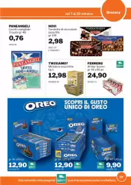 Volantino GrosMarket Pagina 57: Twix miniature assortite €12,98, Ferrero Kinder bueno €24,90