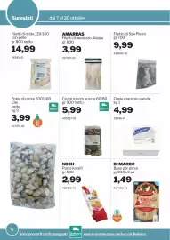 Volantino GrosMarket Pagina 6: Cozze mezzo guscio €5,99, Filetti di merluzzo Alaska €3,99