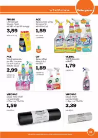 Volantino GrosMarket Pagina 63: Cif Spray attivo €1,89, Virosac sacco nero rifiuti condominiale €1,59