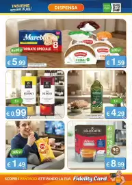 Volantino Mister Risparmio Pagina 3: Olitalia Fiord'Olio olio extra vergine di oliva €4,29, Vino rosso Borgo Ducale €0,99
