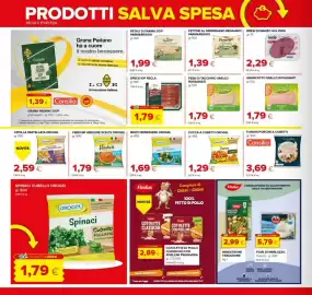 Volantino Tigre Pagina 10: Petali di Parma DOP Parmareggio €1,99, Zucca a cubetti OroGel €1,29