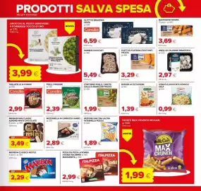 Volantino Tigre Pagina 11: Mozzarella in carrozza Garbo €2,89, Burger ai ceci Kioene €1,39