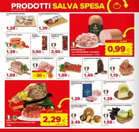 Volantino Tigre Pagina 4: Prosciutto cotto alta qualità Maialino d'Oro €1,29, Pecorino stagionato vecchio stampo €2,49