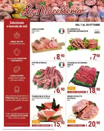 Volantino Tre Valli Supermercato Pagina 2: Costine di maiale €6,90, Svizzere alte di bovino adulto €18,90