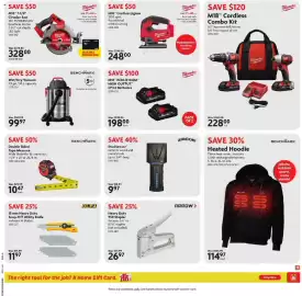 Home Hardware flyer Page 13: Benchmark double sided tape measure €10,47