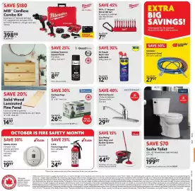 Home Hardware flyer Page 2: Eurostream kitchen faucet €29,97, Professional garbage bags €26,97