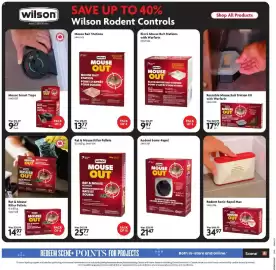Home Hardware flyer Page 22: Wilson mouse out rat & mouse killer pellets €25,77, Wilson mouse out mouse bait station €13,77