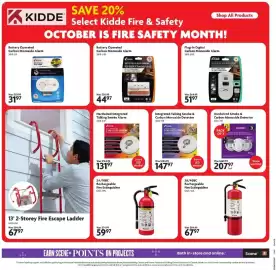 Home Hardware flyer Page 4: Kidde integrated talking smoke & carbon monoxide detector €147,97