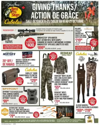 Cabela's (valid until 21-10)