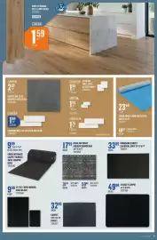 Canac flyer week 41 Page 10: Super nova floor protector €23,49, Porcelain tiles graphite rectified €1,99