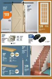 Canac flyer week 41 Page 13: Set of 2 keyed entry door knobs matte black €24,95, Birch stair tread round or zen €19,99