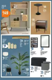 Canac flyer week 41 Page 15: Foldable Storage Ottoman €21,00, Jasper side table walnut €79,00