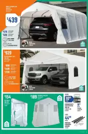 Canac flyer week 41 Page 2: Simple Supreme Car Shelter €439,00, Civic deluxe double car shelter €929,00