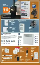 Canac flyer week 41 Page 8: Wall convection electric heater w/o thermostat €38,00, Space Heater Ceramic 1500 W €39,99