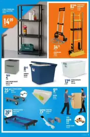 Canac flyer week 41 Page 9: Storage bin with lid €12,99, 4-shelf storage unit €14,99