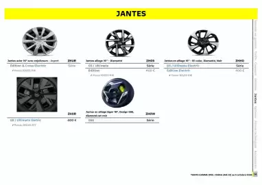 Catalogue Opel page 15: Diamante €400,00, Bicolor, diamante, noir €400,00