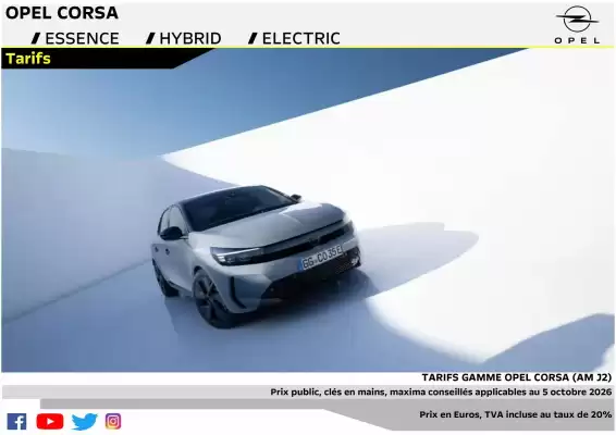 Opel (valable jusqu'au 31-12)