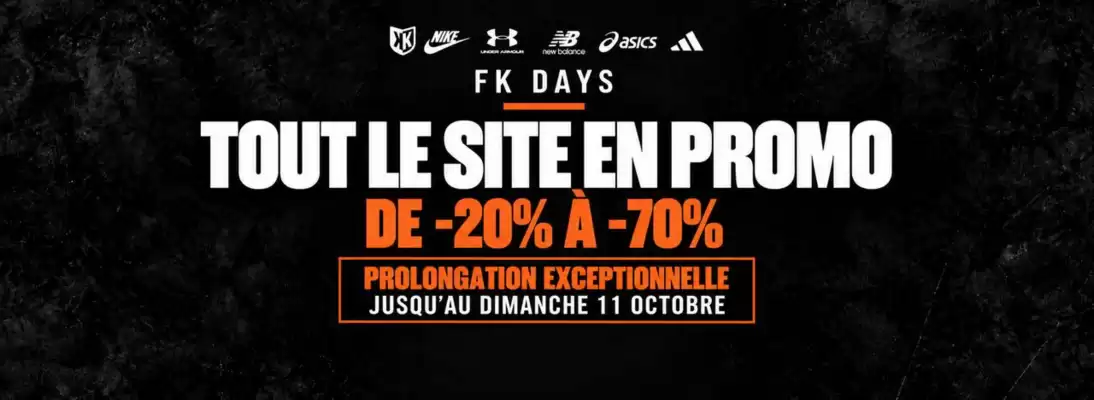 Footkorner (valable jusqu'au 11-10)