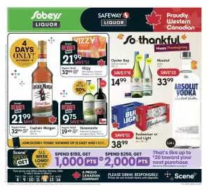 Safeway Liquor flyer week 41 Page 1