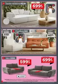 Catalogue BUT page 4: Dax chauffeuse €229,99, BUT Salon OANA €599,99