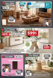 Catalogue BUT page 6: But table nara €749,00, Table de sejour trullo €49,99