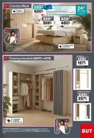 Catalogue BUT page 9: BUT Chambre VILLA Le PORTES PAPILLONS ARMOIRE 6 PORTES 599€ 620€/ dont 21,57€ d'éco-part. EXB 679 1234