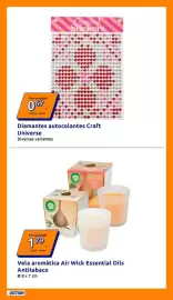 Folheto Action semana 41 Página 10: Por unidade 067 0.67/un. 0.79€ Diamond Stickers Diamantes autocolantes Craft Universe
