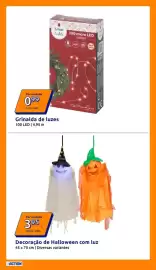Folheto Action semana 41 Página 2: Por unidade 099 0.2/m 1.49€ Xmas Lights Grinalda de luzes 100 LED 4,95 m Por unidade 395