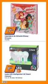 Folheto Action semana 41 Página 4: Por unidade 1299 12.99/un. 15.95€ PRINCESS ⭑ Advent Calendar Calendário do Advento Disney