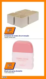 Folheto Action semana 41 Página 6: Por unidade 4,99 4.99/un. 5.95€ Conjunto de cestos de arrumação 4 peças | Várias cores