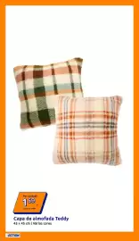 Folheto Action semana 41 Página 8: Por unidade 159 7.83/m2 1.99€ Capa de almofada Teddy 45 x 45 cm | Várias cores ACTION