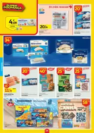 Folheto Auchan semana 41 Página 14: Douradinhos e Falafel Green Cuisine Iglo, Mimos de Pescada do Cabo Pescanova